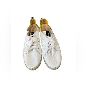 FABIOLAS Sadie Sneaker Jutheras White/Yellow Sneakers size 37